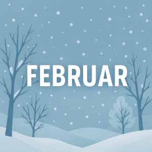 Illustration af Februar