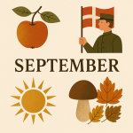 September Illustration af September