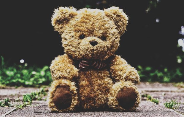 Illustration af Children, Bear