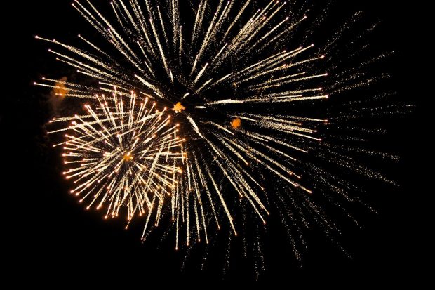 Illustration af Fireworks
