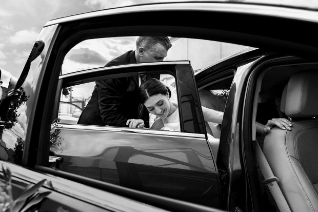 Illustration af Wedding, Car