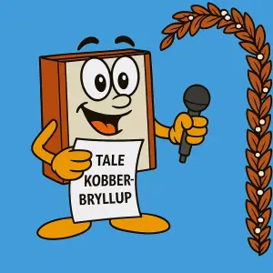 Illustration af Tale til kobberbryllup - talegenerator