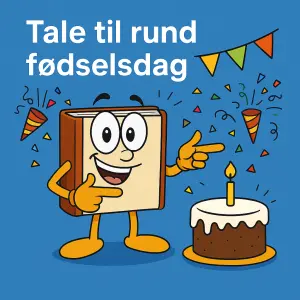 Festbogens talegenerator for runde fødselsdage